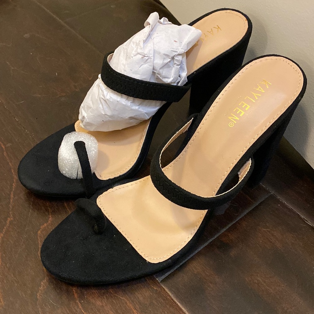 Black heels